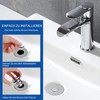 Sink Plug 2 Pieces, Universal Pop Up Drain Strainer Drain