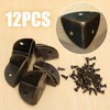 12 Pcs Box Edge Guard, Antique Corner Guards Box Edge