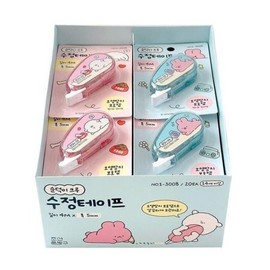 Schedule Text Sundeok Crew Correction Tape 20 Pieces (Box) / 일정문구 순덕이크루 수정 테이프 20개(박스)