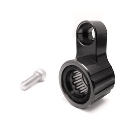 MC MOTOPARTS Billet CNC Gear Shift Shaft Support Bracket Compatible with CBR600RR 2007-16 10 11 12 13 14 15 16 (Black)