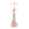 Mannequin Ring Hanging Tower Long Bodycon Dress Strapless Mannequin Earring