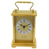 Gold Colour Two Tone Gilt Carriage Clock
