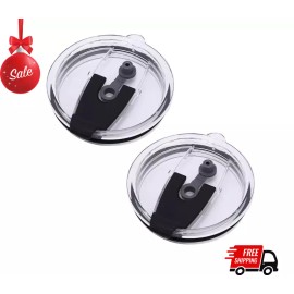 2 Replacement Lids for 30oz Stainless Steel Tumbler Travel Cup - Fits OF Inner d
