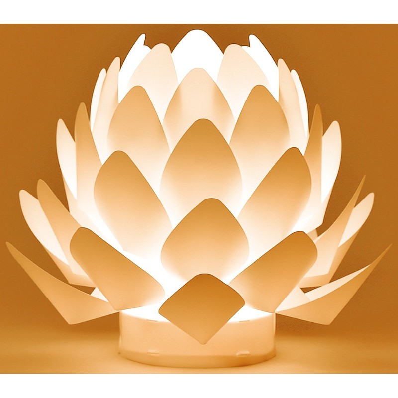 Kameyama Bon Lantern Origami-lite Lotus XS (Indirect Lighting)