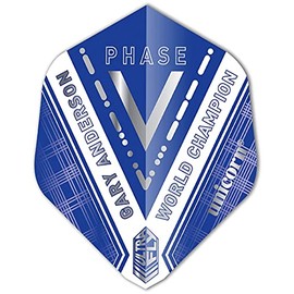 Unicorn UltraFly Gary Anderson Champion Phase 5 Dart Flight Aspect Ratio 1, World Champ P5 Clear, Aspect Ratio 1