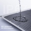 Topunive 100W 12V Flexible Solar Panel 9BB Monocrystalline Cell 12