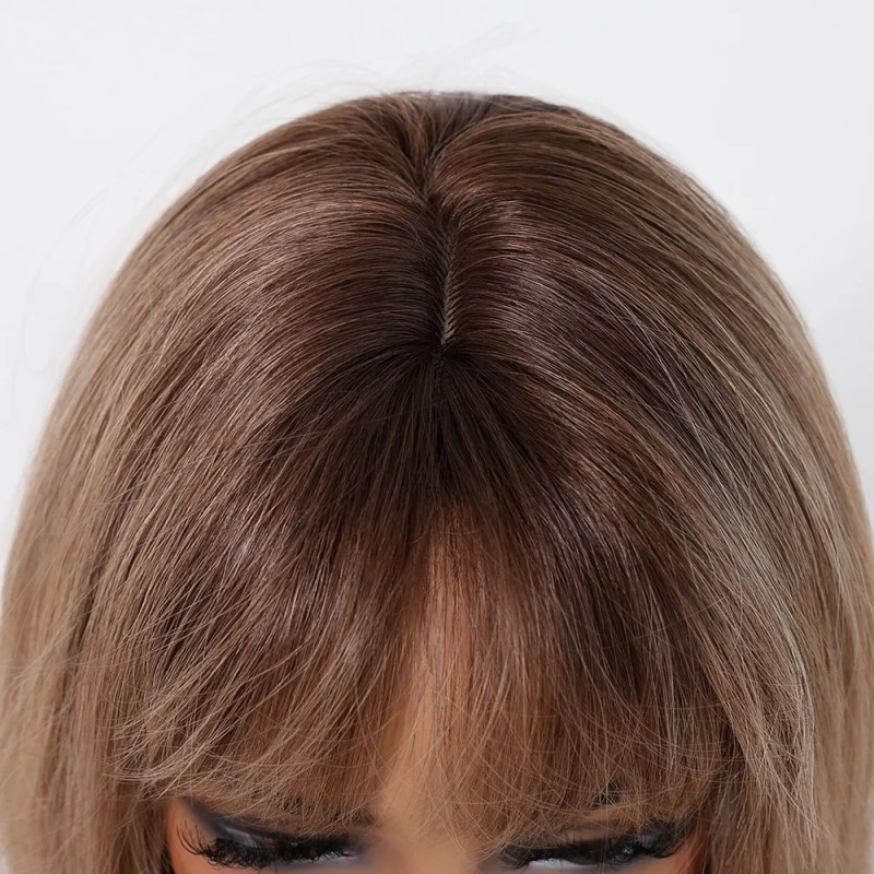 Pelucas De Mujer Dama Larga Y Ondulada Rubio Cabello Natural