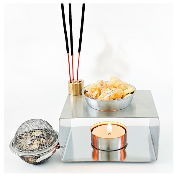 CiLoN 4in1 Incense Holder, Incense Burner, Wax Melter, Essential Oil