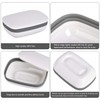 Queta Travel Soap Cases, 2-Pack Soap Dish with 2-Pack Sisal