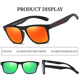 HGDGears UV400 Protection Mens Polarised Sunglasses for Driving Hiking Traveling.