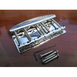 Hipshot 5-String Vintage Bass Bridge - Stainless Steel, .750" String Spacing