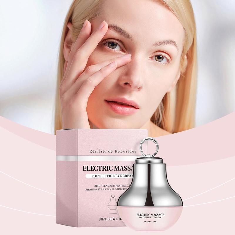 iSZEYU Electric Massage Eye Cream, Polypeptide Dark Circle Treatment, Firming