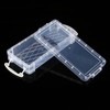 3 Pieces Plastic Transparent Pen Box, Stackable Transparent Pen Box,