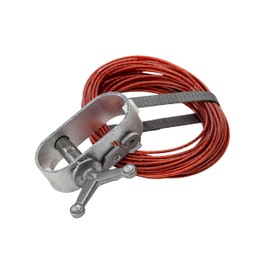 Winter Block Heavy-Duty Pool Cover Winch and Cable Kit for 21' and 24’ Round Above Ground Pools and Large Oval and Rectangle Pools - 81 ft Durable Winter Pool Cover Wire and Ratchet