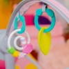 Bright Starts Pink Paradise Portable Compact Automatic Baby Swing with