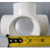 PVC- 4 way L/T 2" (Furniture Grade White)