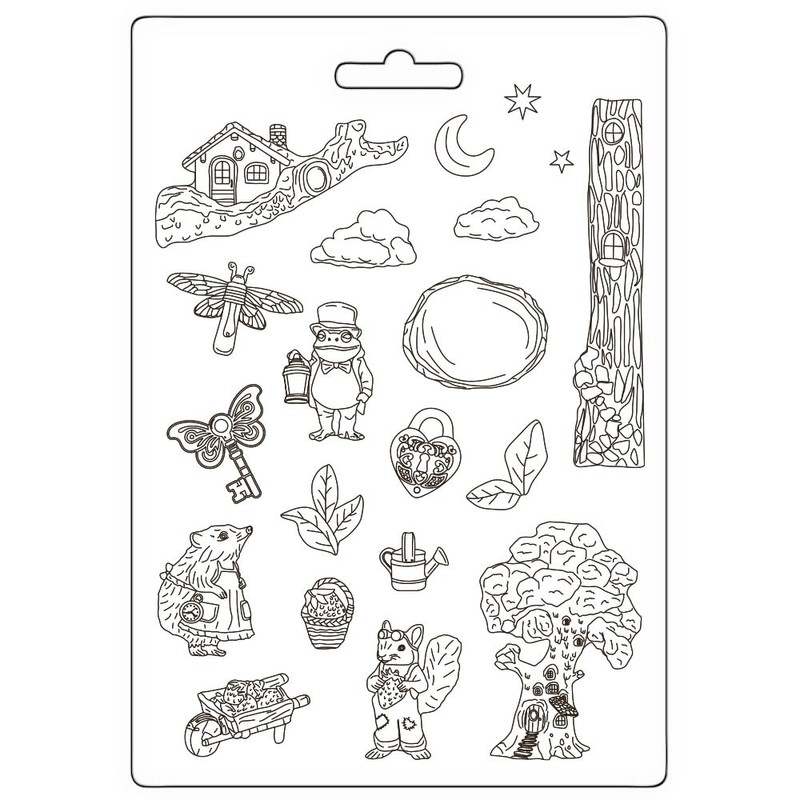 Stamperia - Soft Mould A4 for Scrapbooking, Albums, Bullet Journals