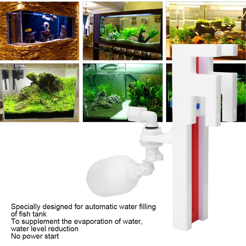 Aquarium Acrylic Automatic Water Valve Fish Tank Filling Supply Device