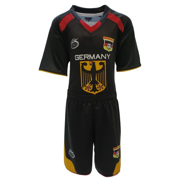 Youth Soccer Uniform Germany Arza Color Black 100% Polyester_Kids and Boy (10)