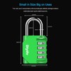 Combination Padlock, Diyife Heavy Duty 4 Digit Padlock Weatherproof Outdoor