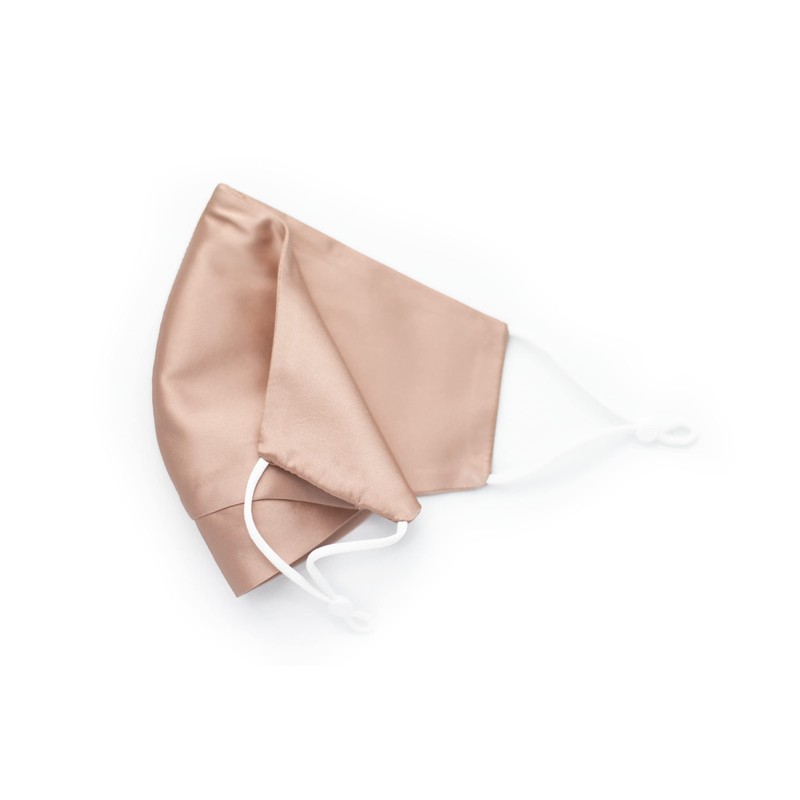 Pack of 2 100% Mulberry Silk Face Masks Nose Wire