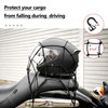 15"x15" Universal Truck Bed Net Black Latex Bungee Cargo Net