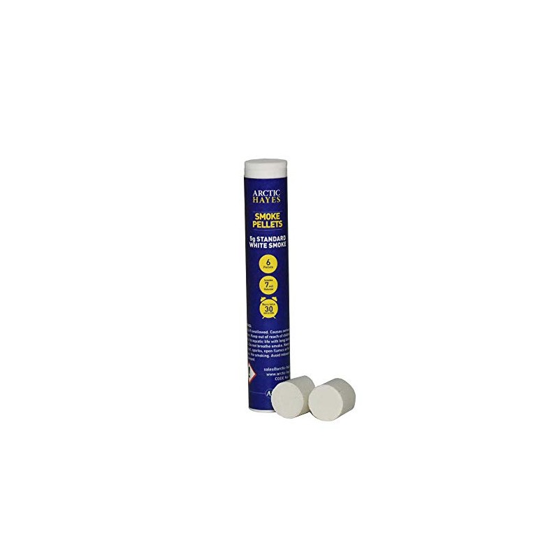Arctic Hayes PHB006 1 x Standard White Smoke 6-Pieces Pellet