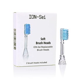 ION-Sei Electric Toothbrush | Replacement Brush Heads | 2 Brush Heads per Pack