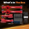 Tuningsworld Rear Upper Lower Tubular Control Arm Kit w/Hardware for