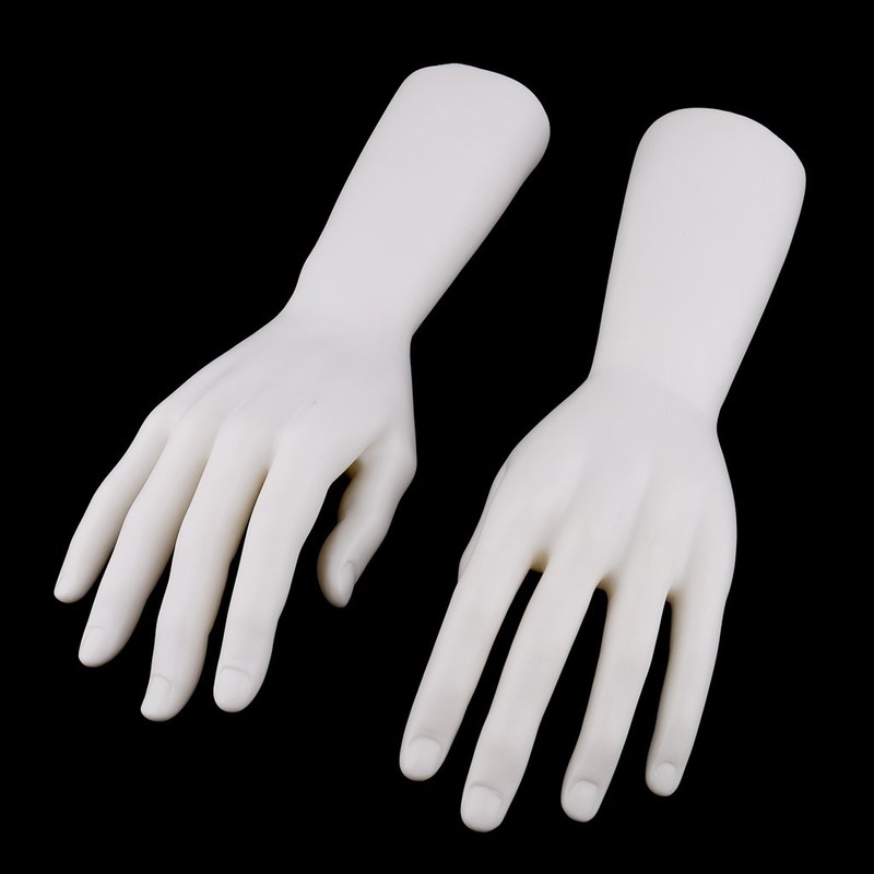 Baoblaze Decorative Hand Jewellery Holder Display Mannequin Hands 1 Pair