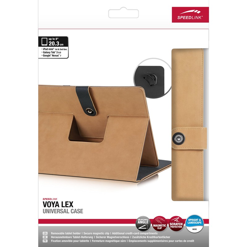 Speedlink Voya Lex Universal Case for Tablet brown brown 20.3