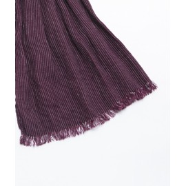 Dal Dahl Baltic Linen Shawl Scarf_Big Purple