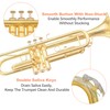 YAYUZEST Bb Standard Trumpet Set for Beginner and Advanced Student,