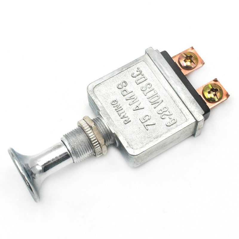 GEARLINTON Heavy Duty 75 Amp Push/Pull Switch 6-28V DC 12