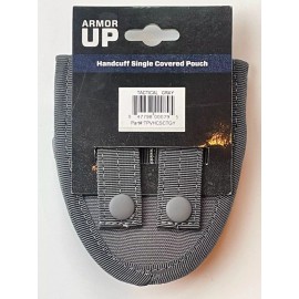 ARMOR EXPRESS Handcuff Single Covered Pouch Tactical Gray #TPVHCSCTGY