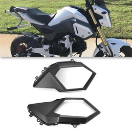 Minho Motorcycle Black Front Side Cover Fit For Honda Grom Msx125 SF 2016-2020 Fairings Kit Parts