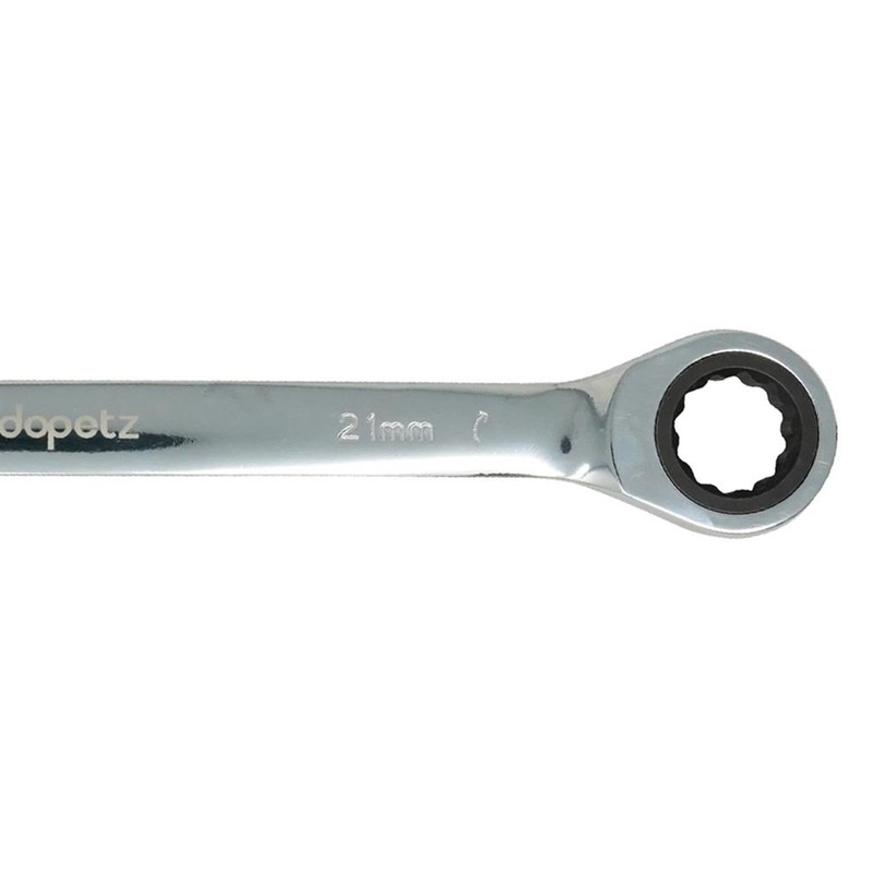 Dapetz ® Fixed Head Ratchet Spanner Ratcheting Combination Wrench Chrome