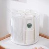 Hosoncovy Cups Holder 360 Rotating Paper Cup Dispenser,Cup Organizer for