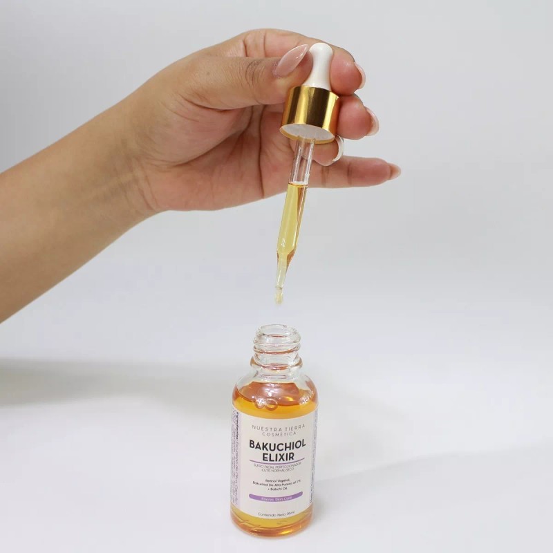 Nuestra Tierra Cosmética Bakuchiol Elixir Fito Retinol Elimina Manchas Y
