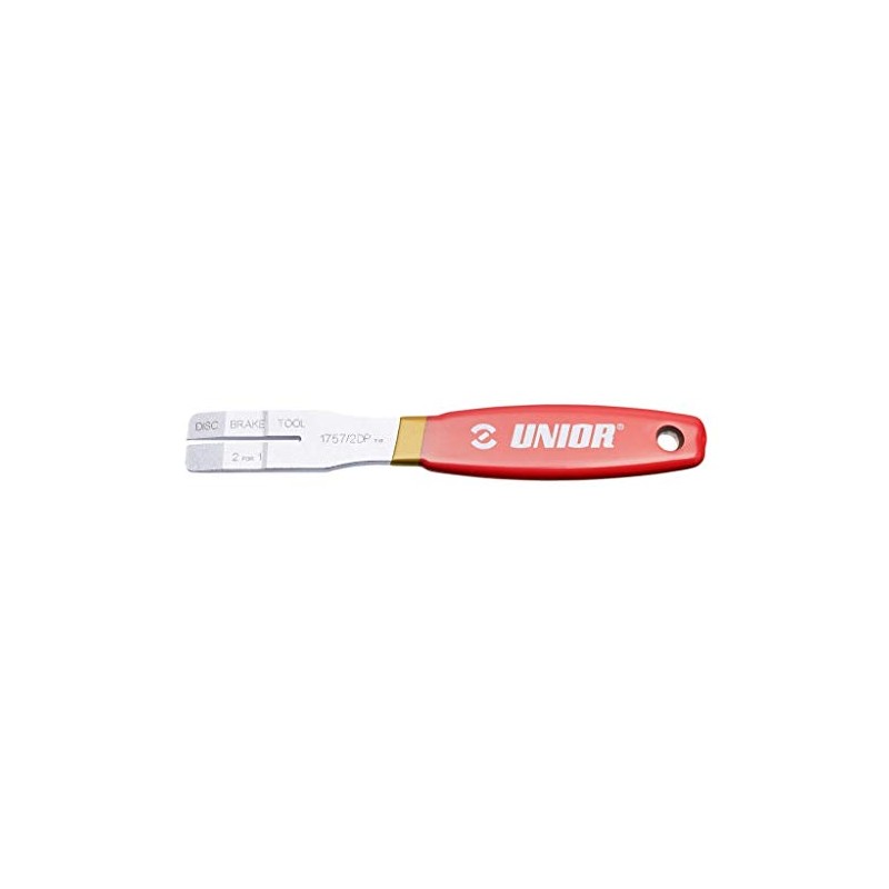UNIOR 2 For 1 Disc Brake Tool: Red