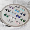 FELYSIK Black Cufflinks for Men, Round Silky Tuxedo Shirts Cufflinks