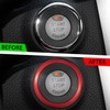TOMALL Engine Start Stop Ring Trim Compatible with Nissan Altima