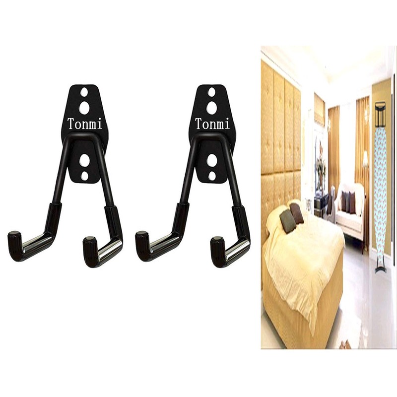 2Pcs Ironing Board Hook Wall Mount, Wall Mount Ironing Board