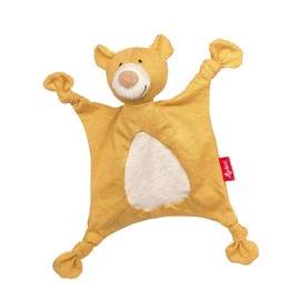 sigikid 39823 Cuddly Blanket Animal Character Bear Yellow / Bear 26 cm