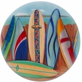 Carolina Hardware and Decor 1848 Surfboards Ceramic Cabinet Drawer Knob