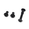 binifiMux 10-Pack M6 45mm Black Rivet Phillips Connecting Bolts Dowel