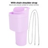 Cup Silicone Boot Sleeve with Pocket Chain Strap Flexible Soft