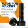 (8 Pieces) M6 x 70 mm Cylindrical Hex Socket Screws