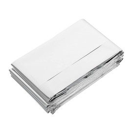 Kisangel 6pcs Survival Warm Blanket Emergency Blanket for Hiking Reflective Camping Gear Compact Lightweight