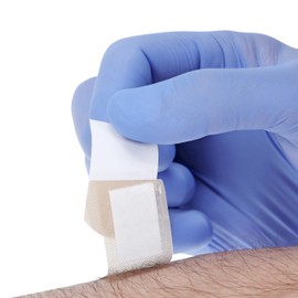 Henry Schein Adhesive Sheer Bandage Strips, 1" x 3", Sterile, Box of 400